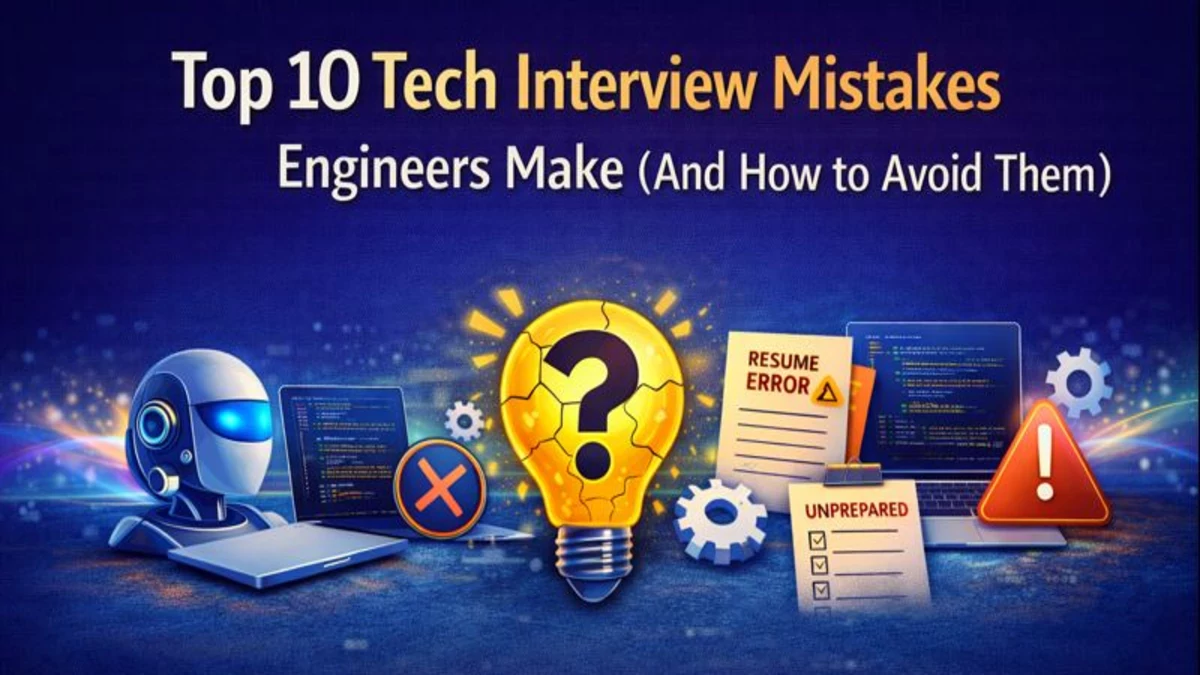 Top 10 Tech Interview Mistakes Engineers Make (And How to Avoid Them)